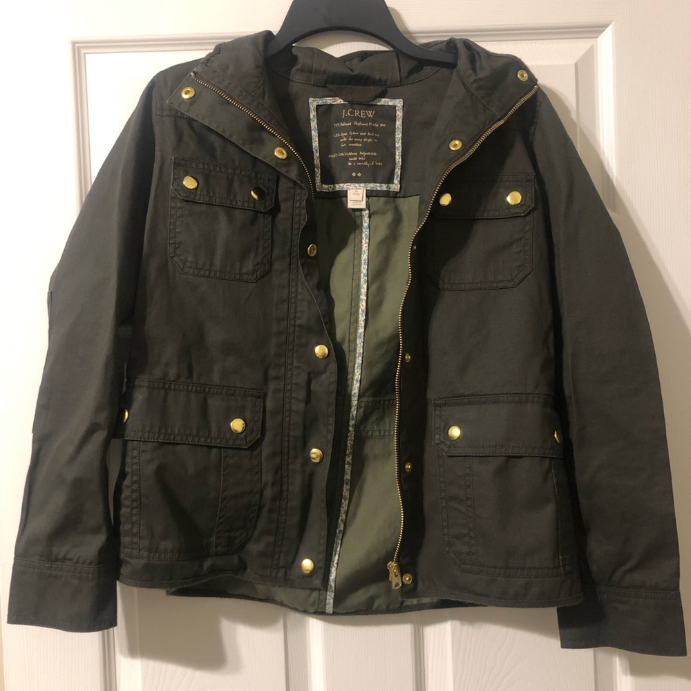 J CREW Relaxed Boyfriend Field Jacket